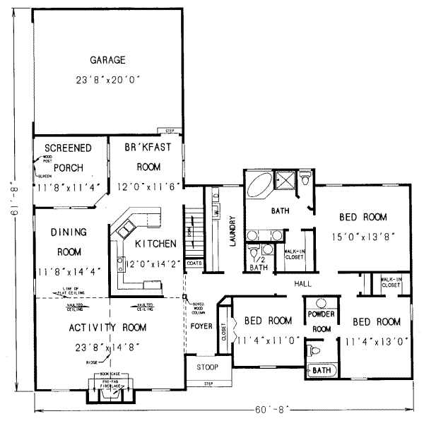 main floor house blueprint