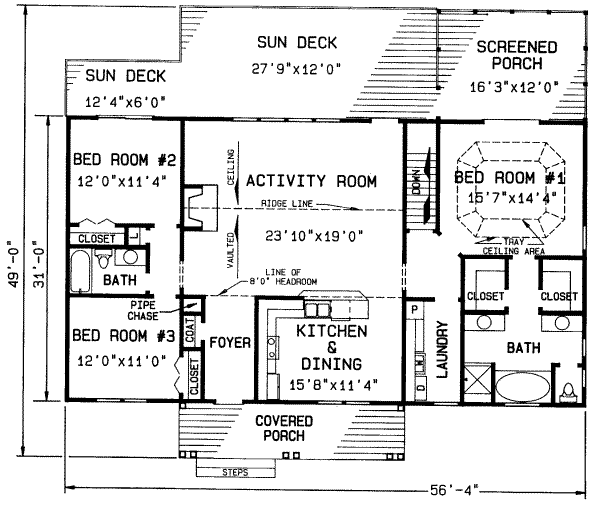 main floor house blueprint