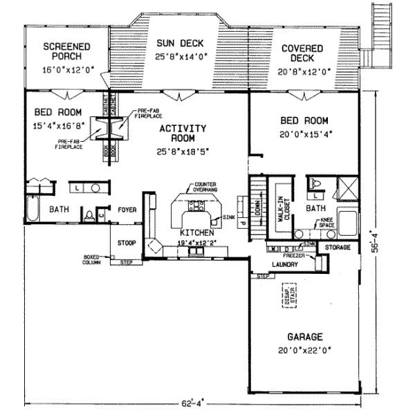 main floor house blueprint