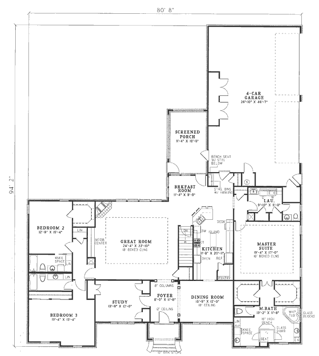 main floor house blueprint