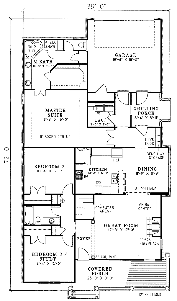 main floor house blueprint