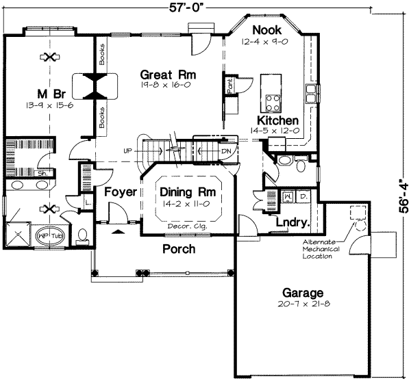 main floor house blueprint