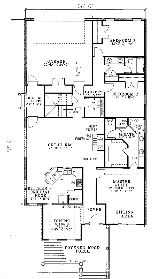main floor house blueprint