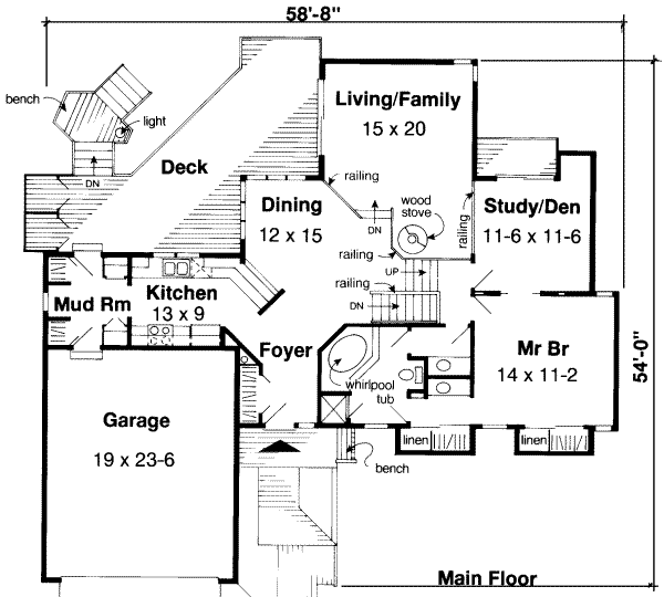 main floor house blueprint