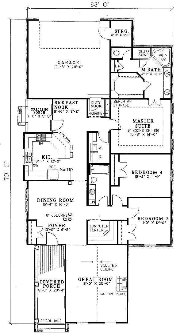 main floor house blueprint
