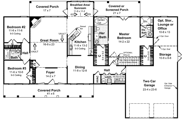main floor house blueprint