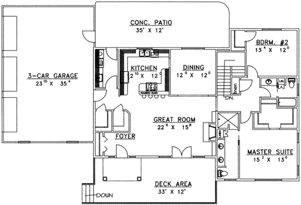 main floor house blueprint
