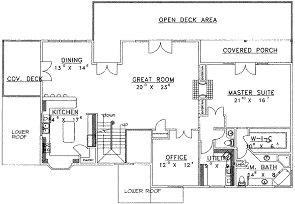 main floor house blueprint