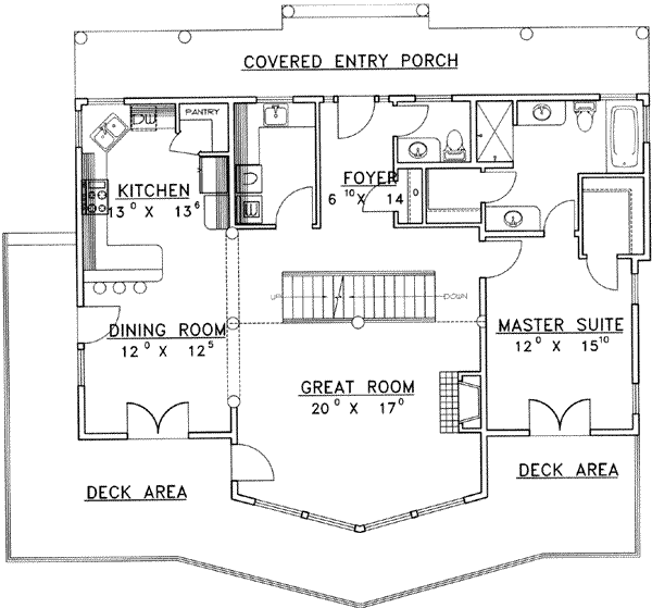 main floor house blueprint