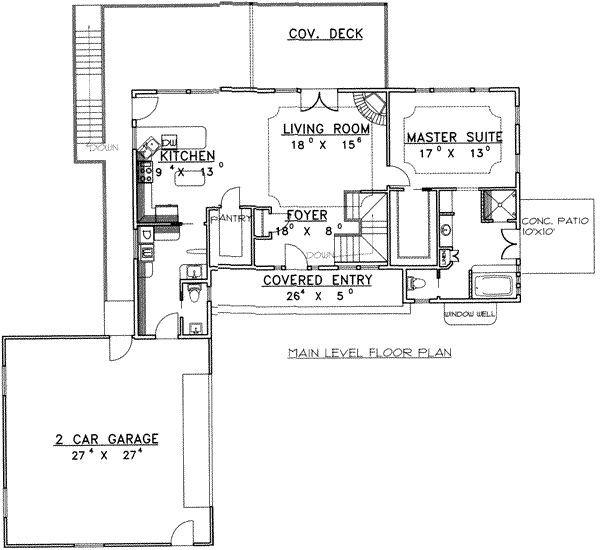 main floor house blueprint