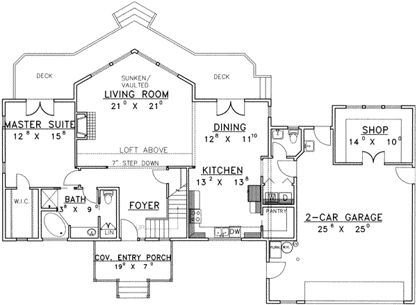 main floor house blueprint
