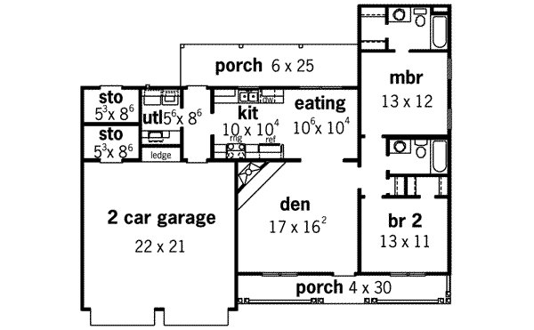 main floor house blueprint