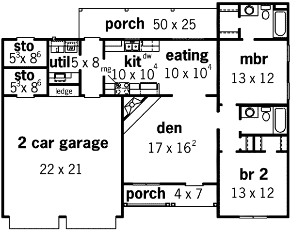 main floor house blueprint