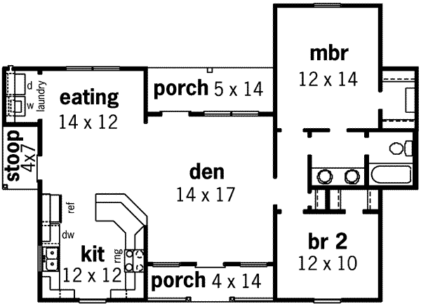main floor house blueprint