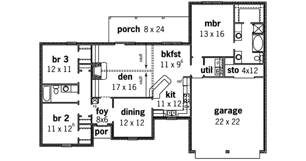 main floor house blueprint
