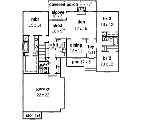 main floor house blueprint