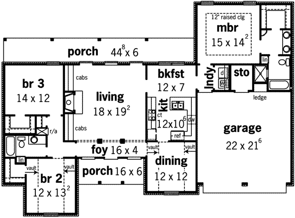 main floor house blueprint