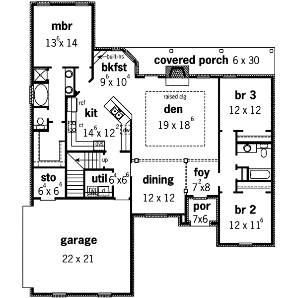 main floor house blueprint