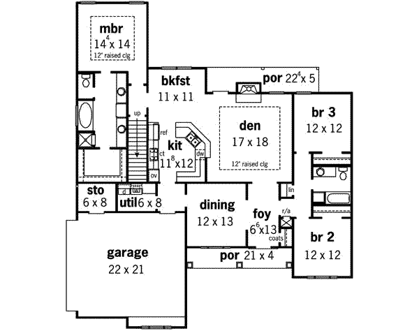 main floor house blueprint
