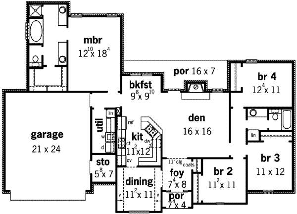 main floor house blueprint