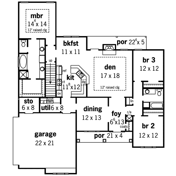 main floor house blueprint