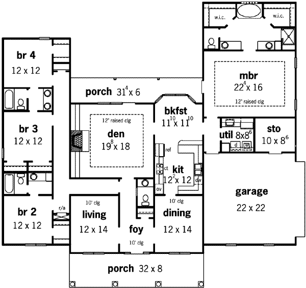 main floor house blueprint