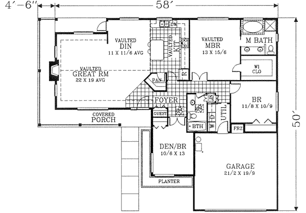 main floor house blueprint