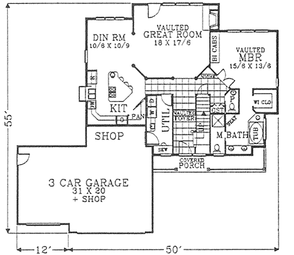 main floor house blueprint