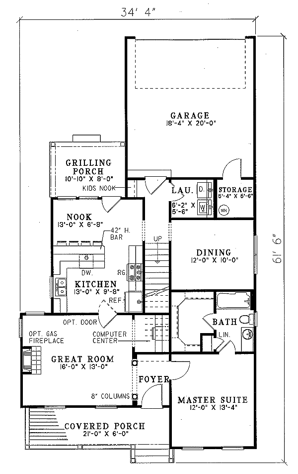 main floor house blueprint