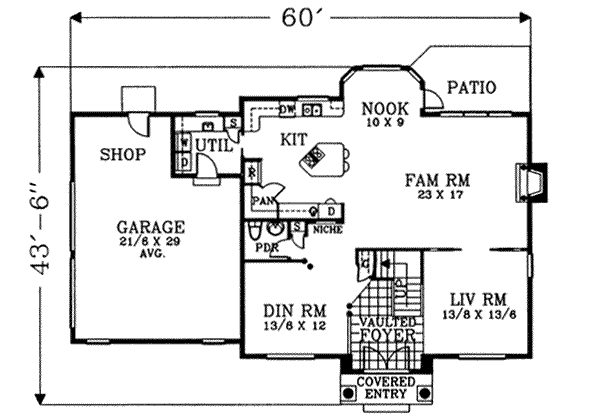 main floor house blueprint