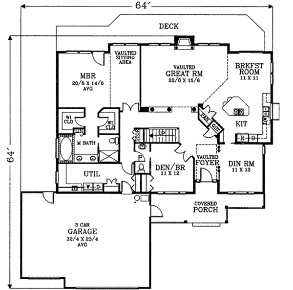 main floor house blueprint