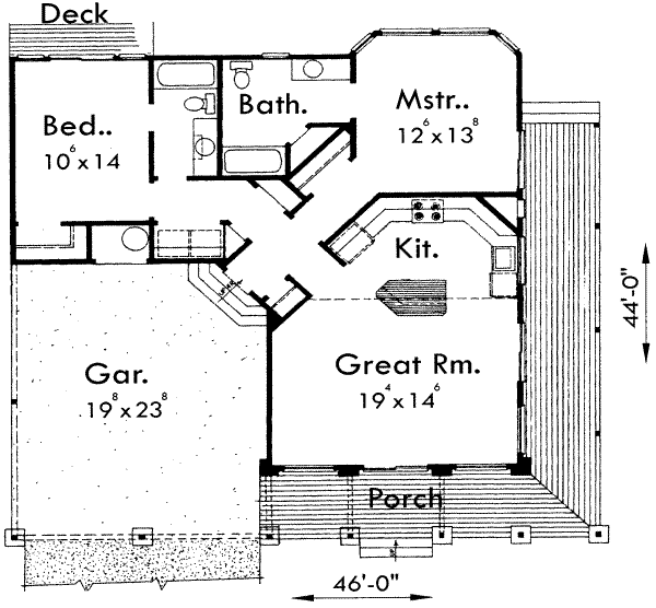 main floor house blueprint