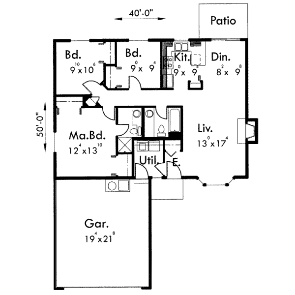 main floor house blueprint
