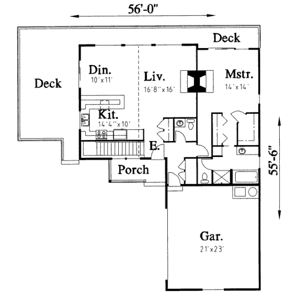 main floor house blueprint