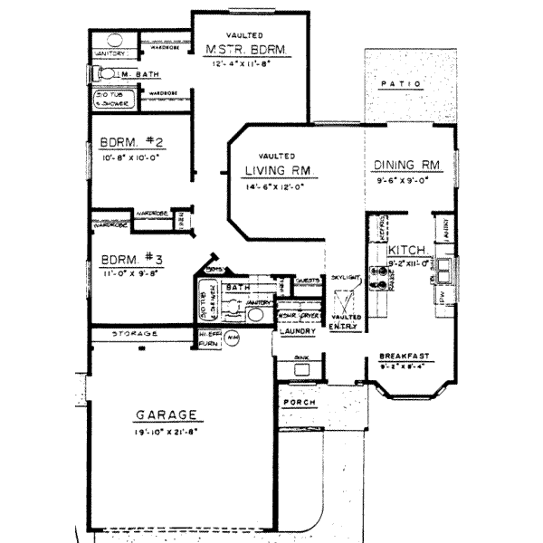 main floor house blueprint