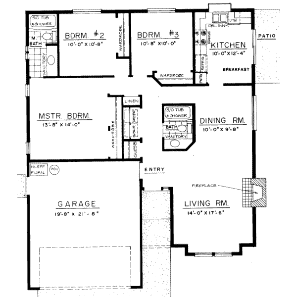 main floor house blueprint