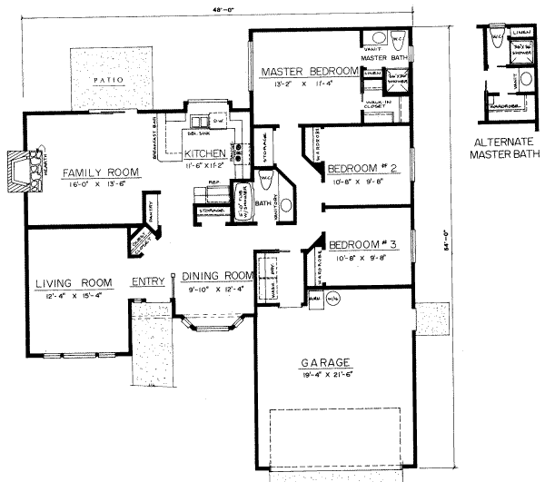 main floor house blueprint