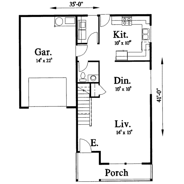main floor house blueprint