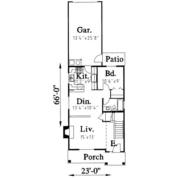 main floor house blueprint