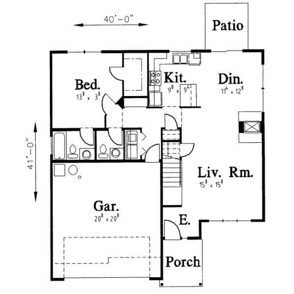 main floor house blueprint