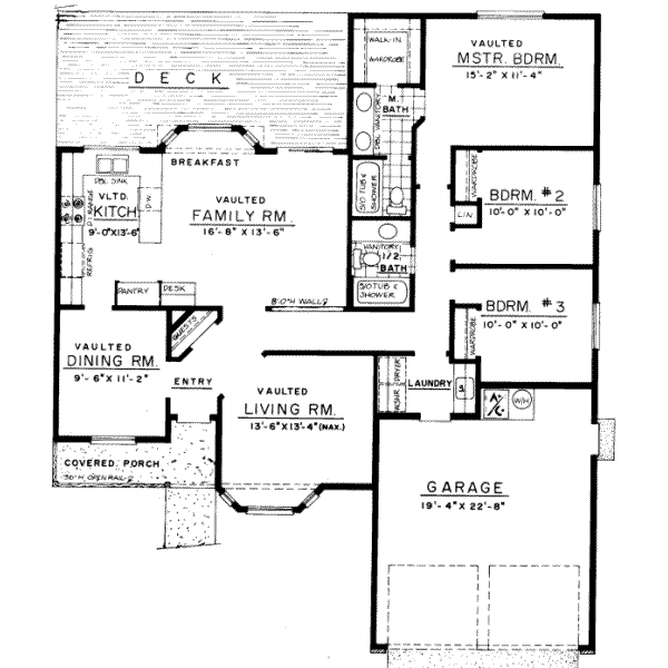 main floor house blueprint