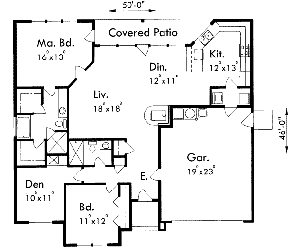 main floor house blueprint