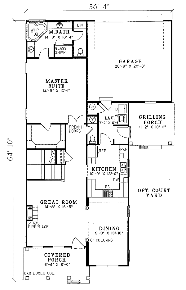 main floor house blueprint