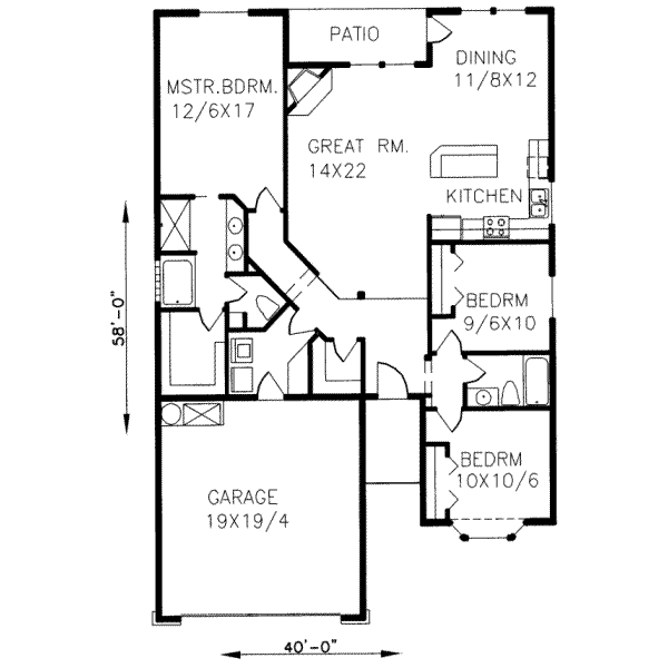 main floor house blueprint