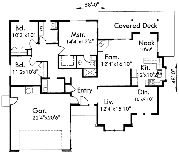 main floor house blueprint