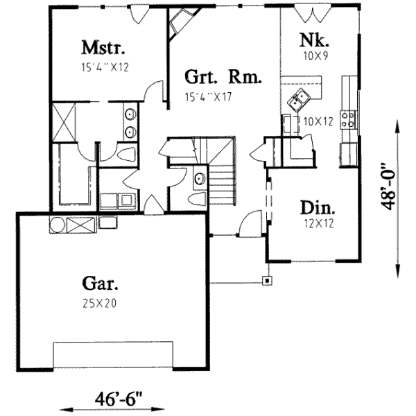 main floor house blueprint