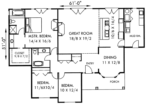main floor house blueprint