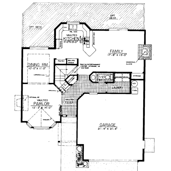 main floor house blueprint