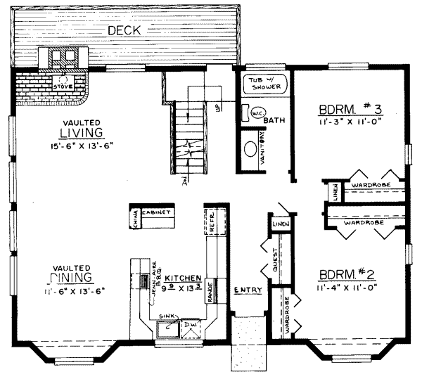 main floor house blueprint