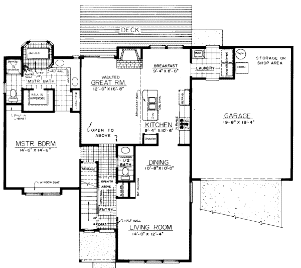 main floor house blueprint